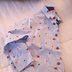TOO Cute Fox Button Down!!!